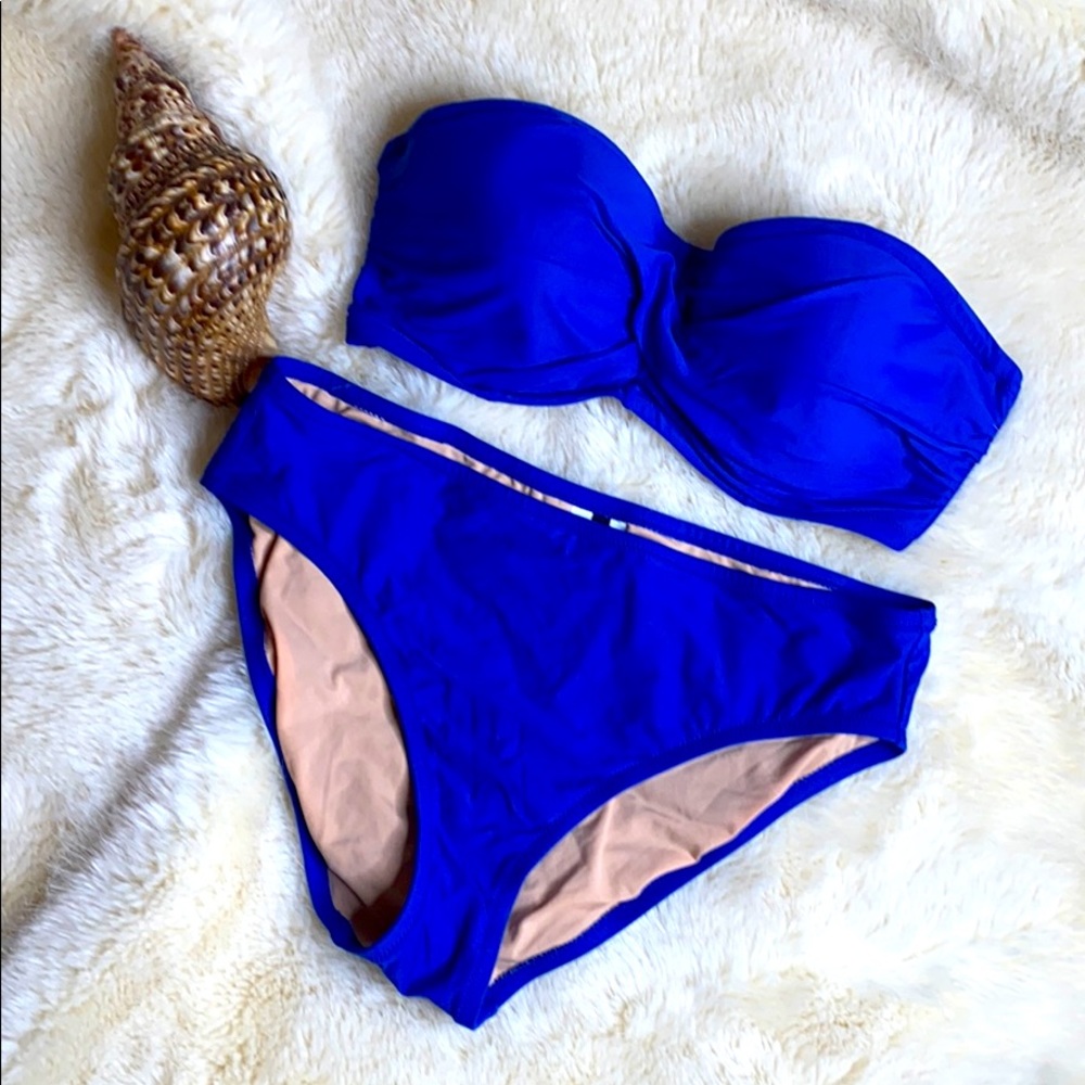 J Crew Blue Bikini